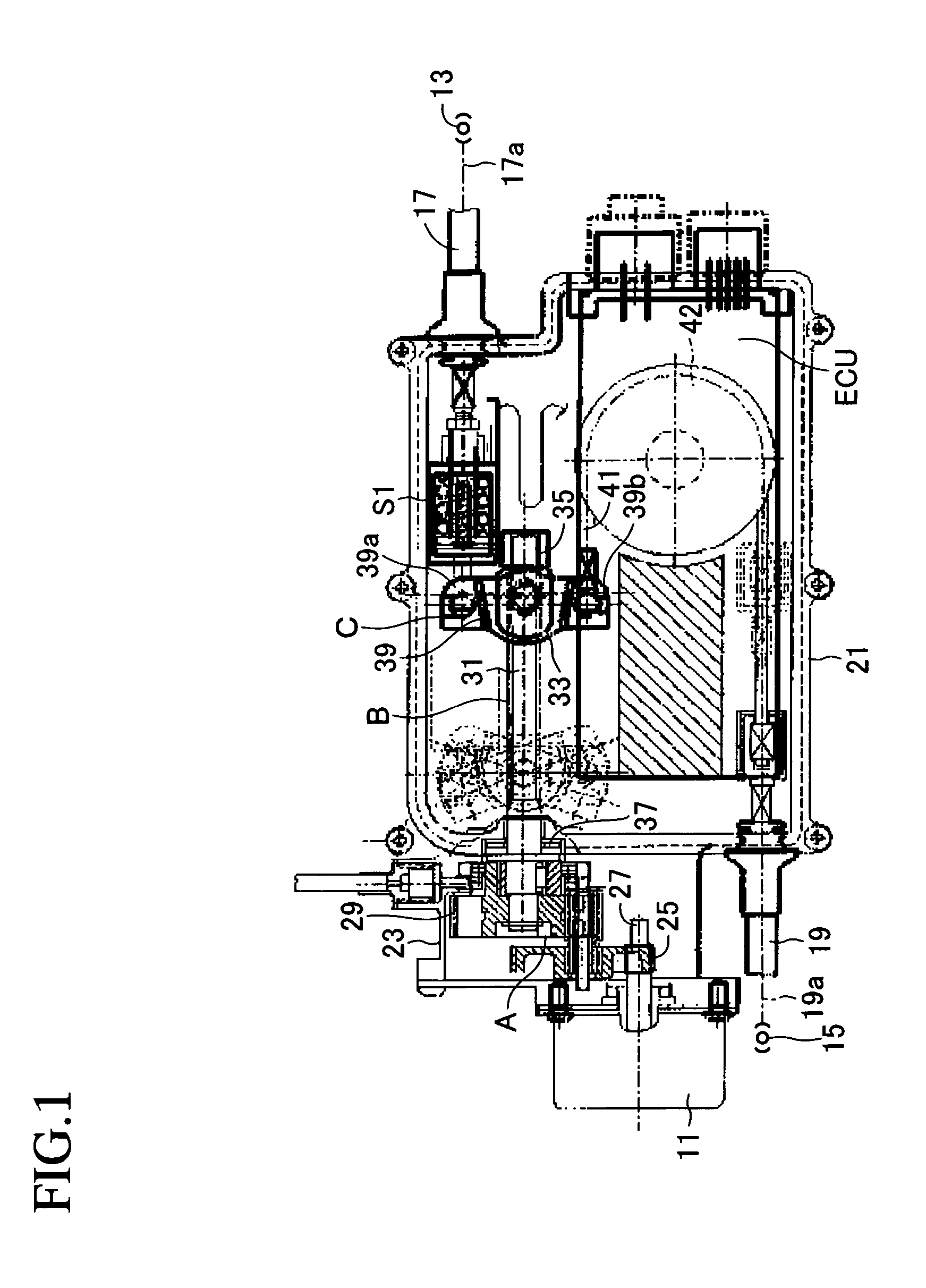 Force sensor and motor-driven parking brake apparatus using the same