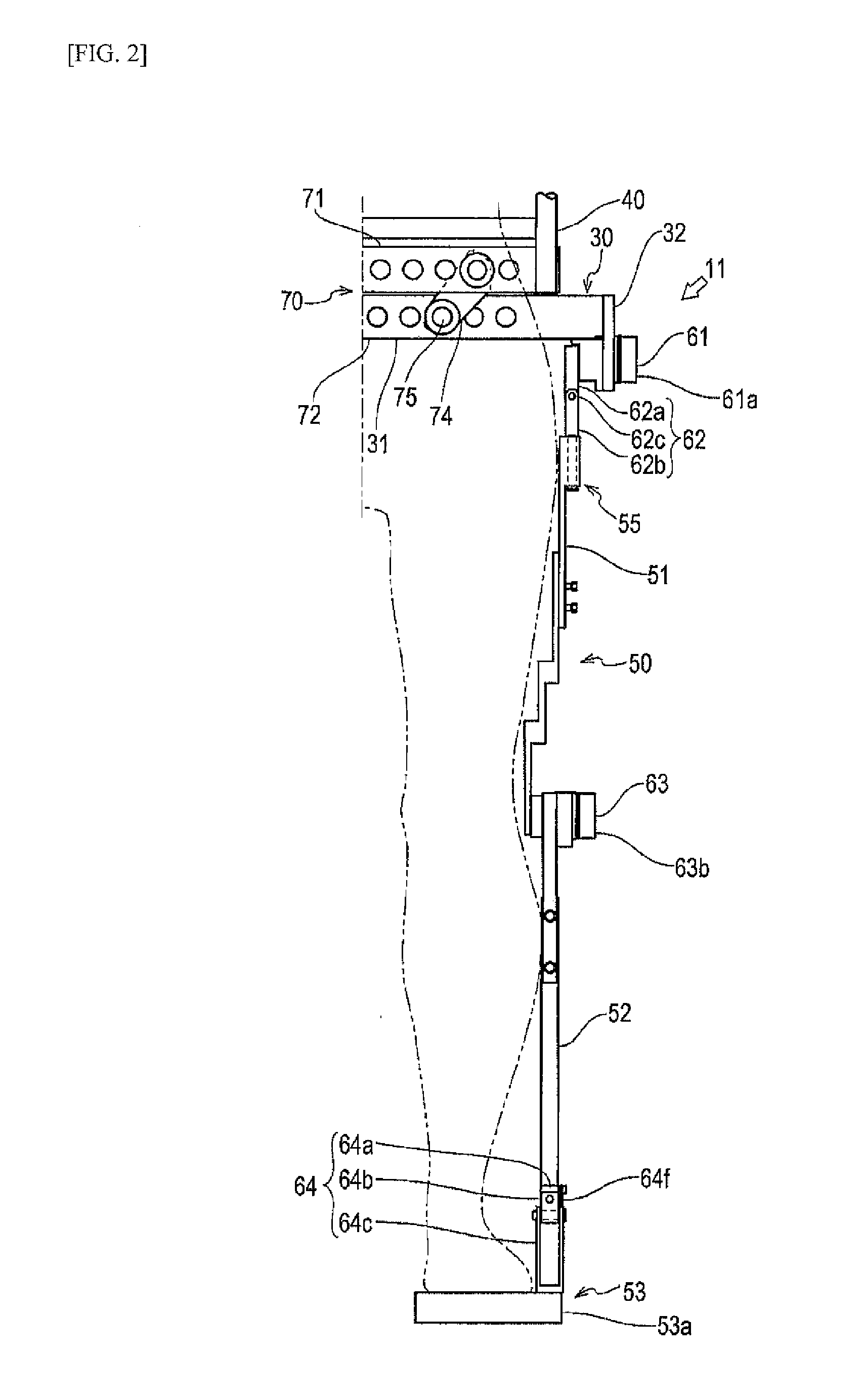 Wearable motion supporting device