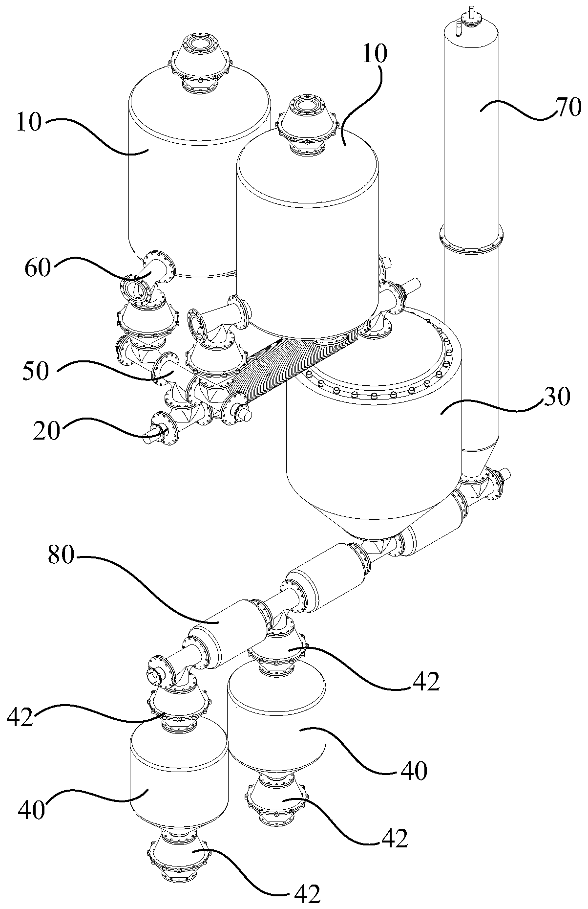 Biomass energy pyrolysis device and charcoal preparation method