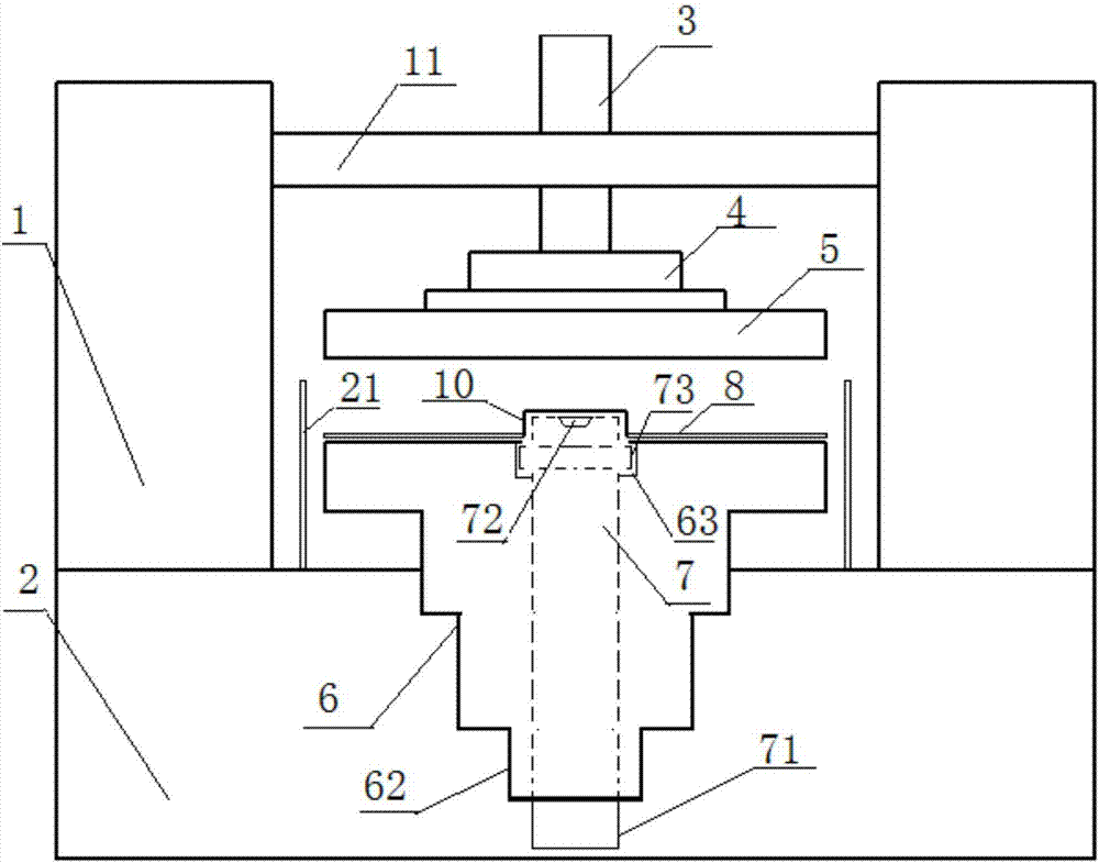 A gantry type grinding device