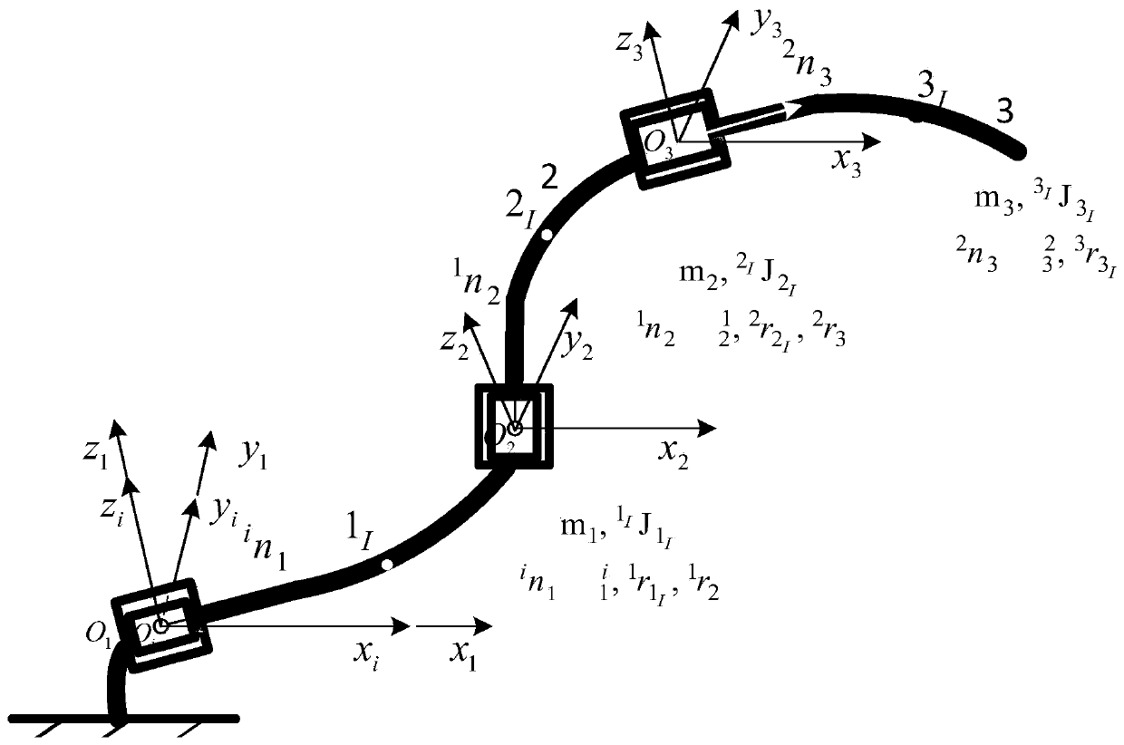 Dynamics modeling and solution method of tree chain robot based on axis invariant