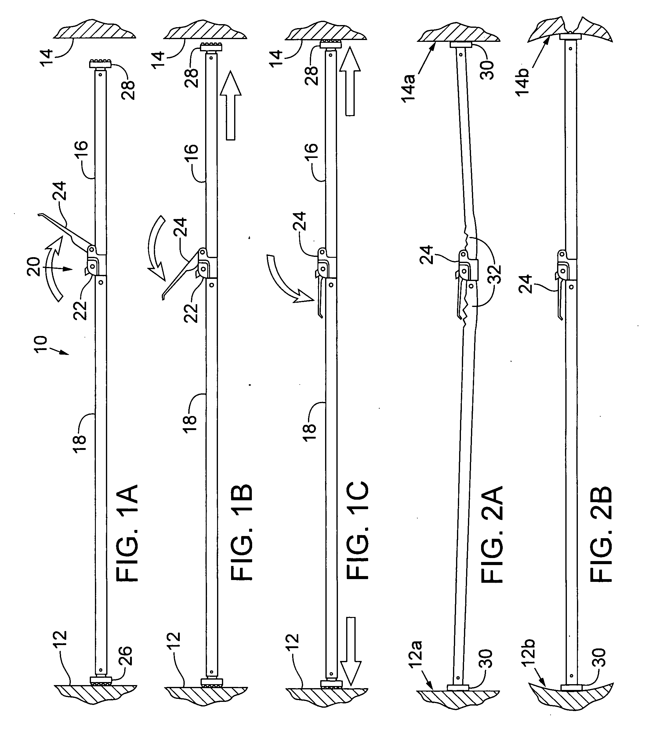 Compressible cargo bar