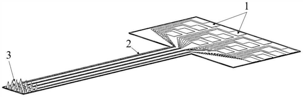 High-density self-insulating flexible microneedle electrode and preparation method thereof