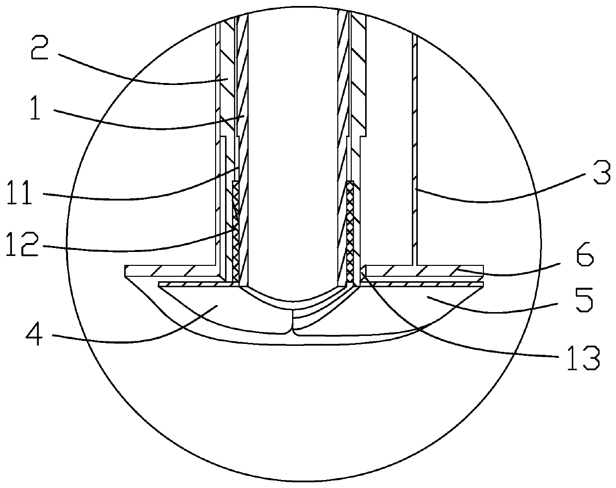 A kind of peripheral arterial catheterization device with two-way perfusion