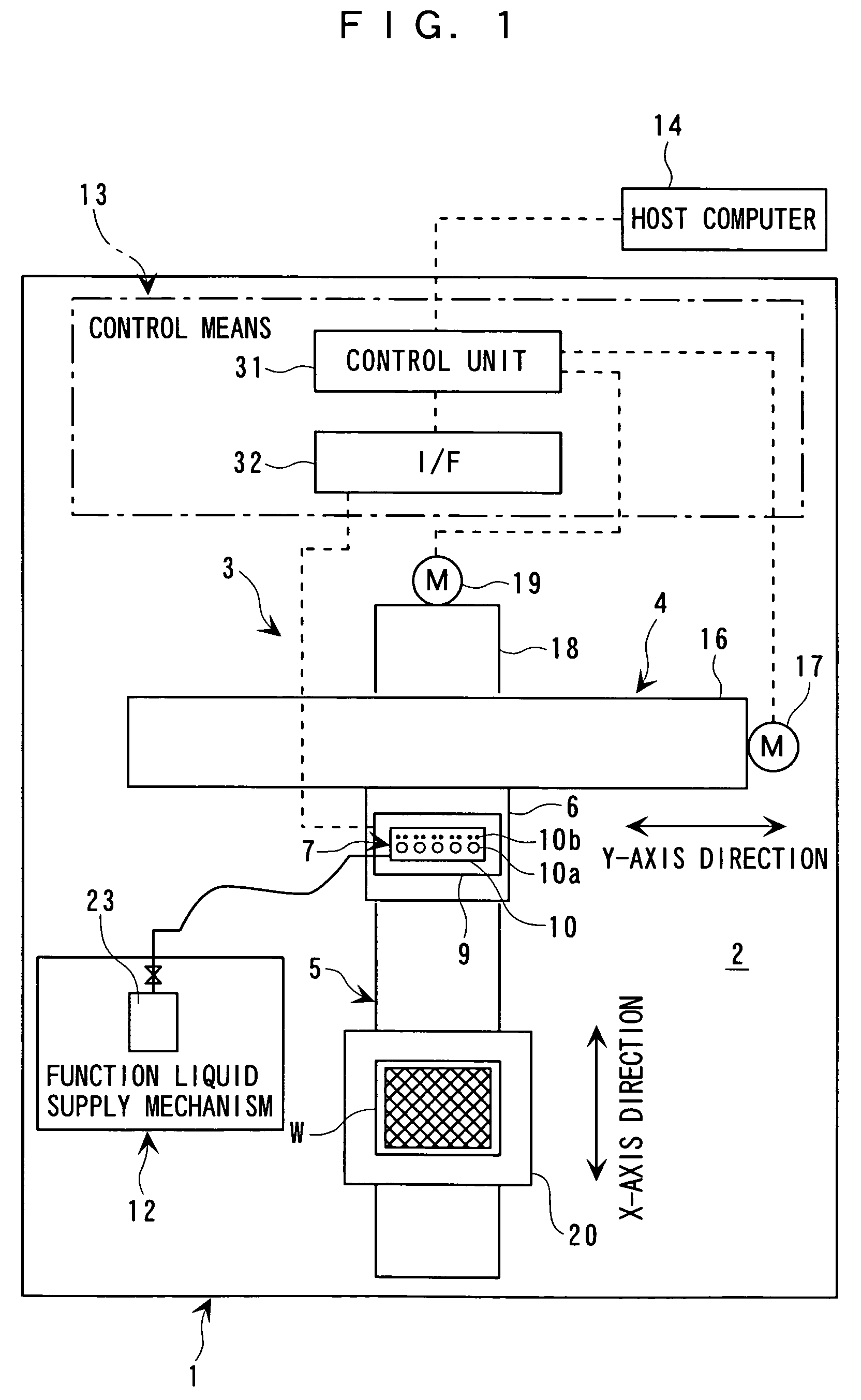 Method of controlling drive of function liquid droplet ejection head; function liquid droplet ejection apparatus; electro-optic device; method of manufacturing LCD device, organic EL device, electron emission device, PDP device, electrophoretic display device, color filter, organic EL; method of forming spacer, metallic wiring, lens, resist, and light diffusion body