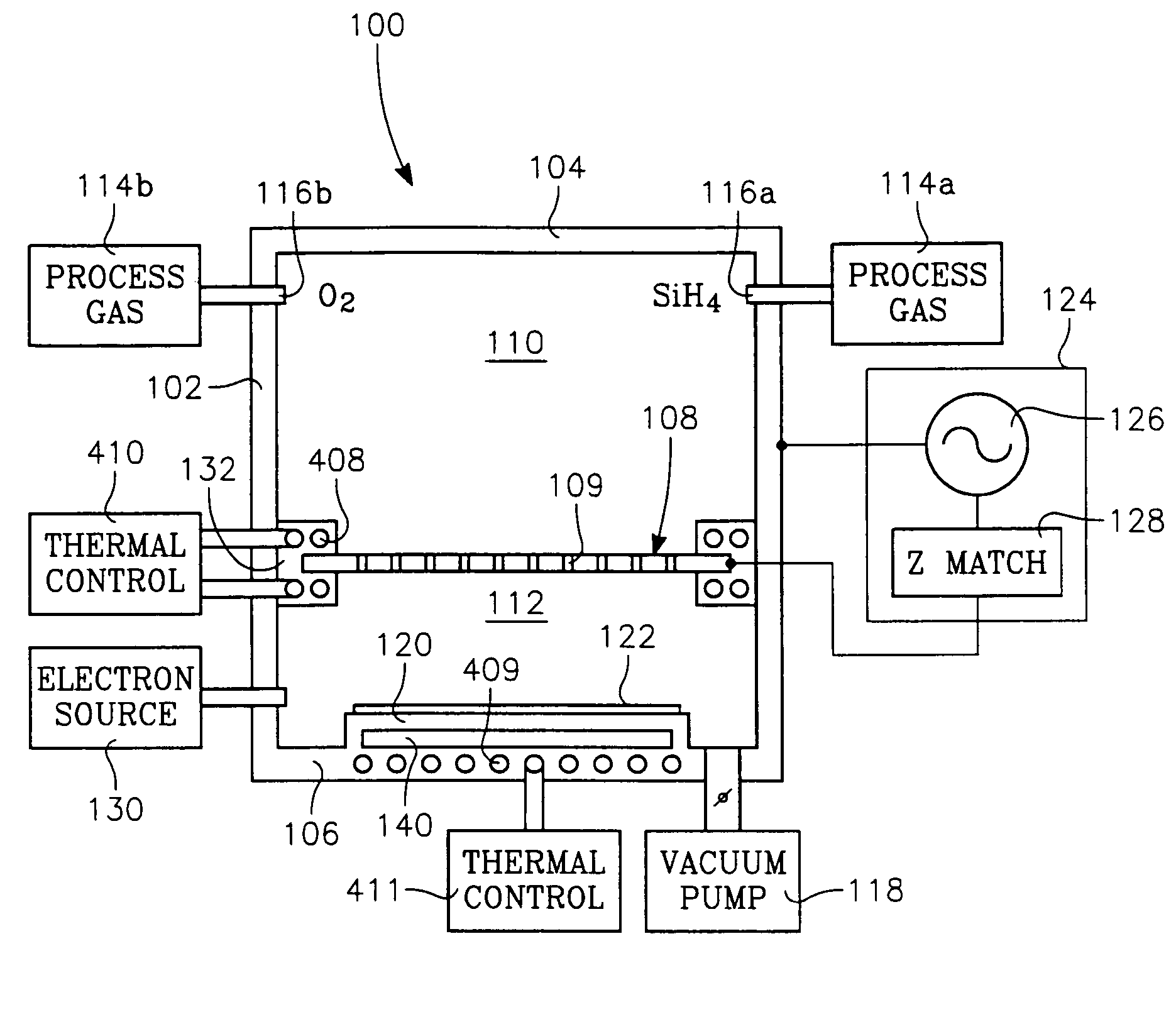 Chemical vapor deposition plasma process using plural ion shower grids