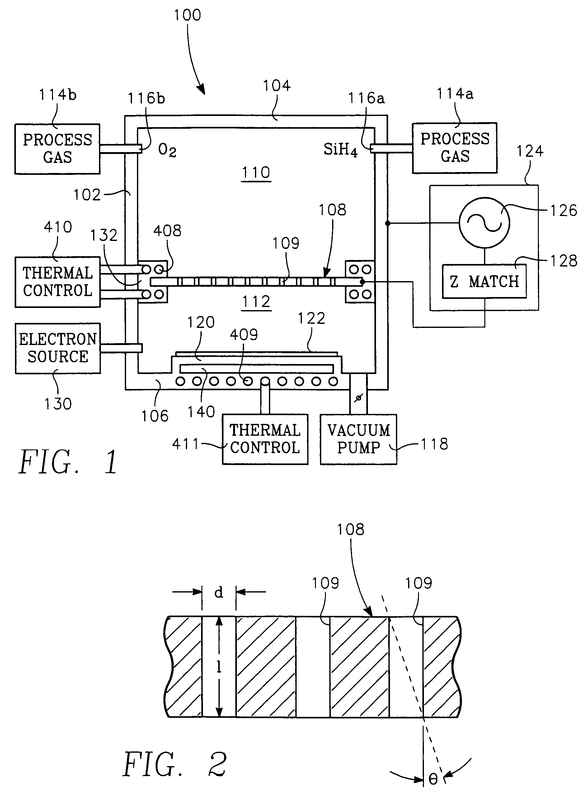 Chemical vapor deposition plasma process using plural ion shower grids