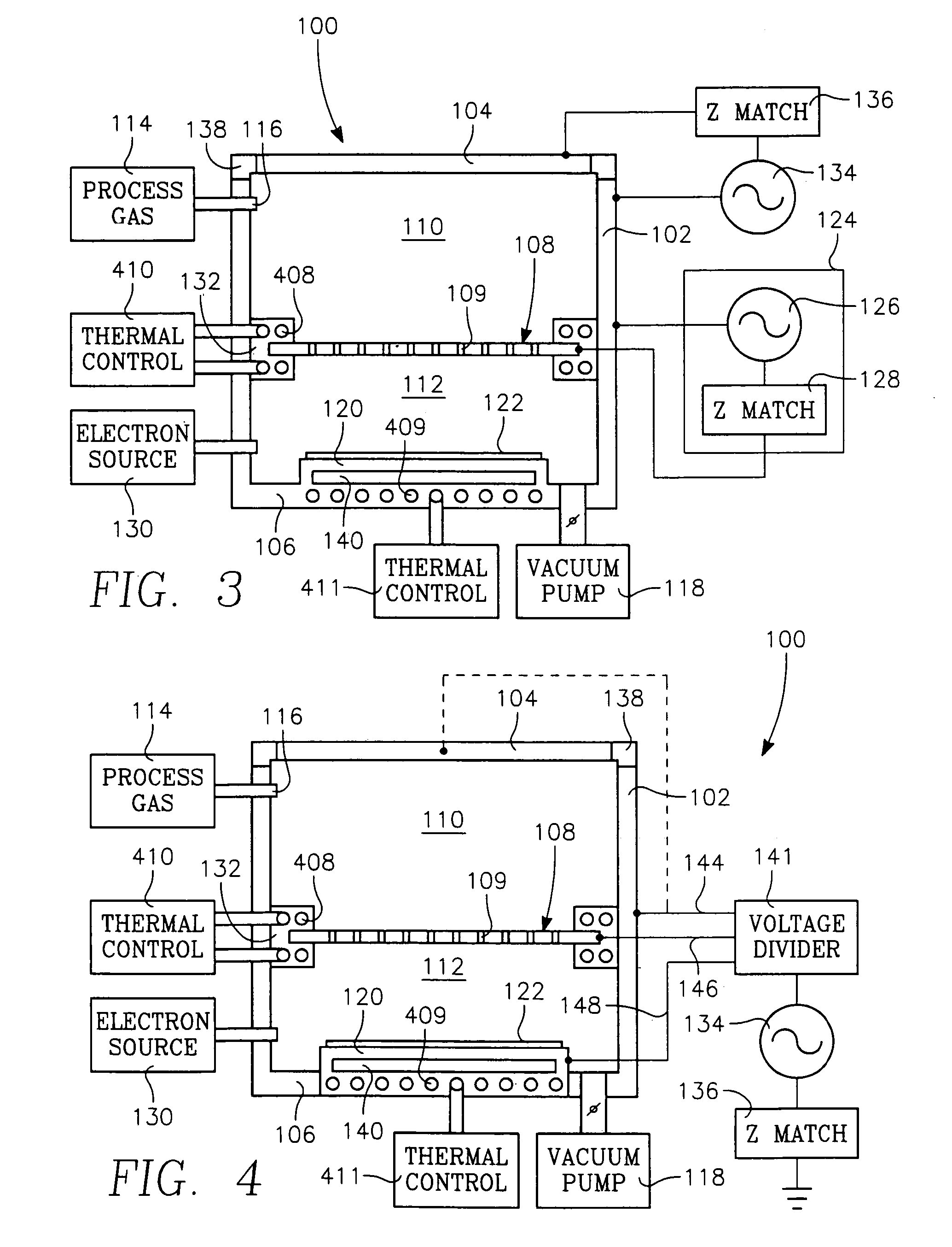 Chemical vapor deposition plasma process using plural ion shower grids