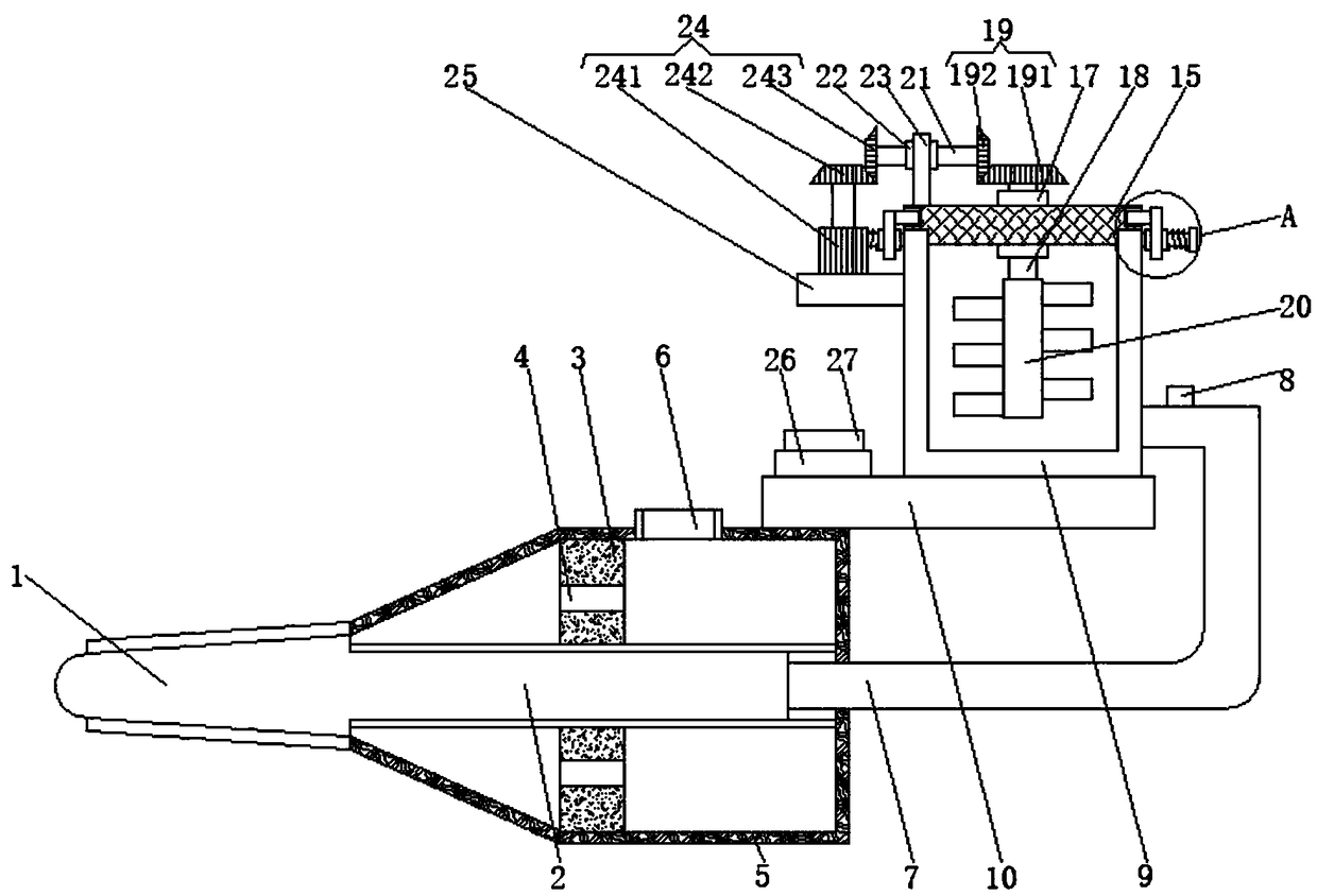 Atomizing administration device for pediatric respiratory medicine department