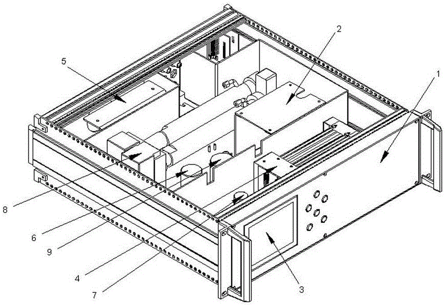 A low-concentration flue gas infrared analyzer and detection method based on Fourier transform