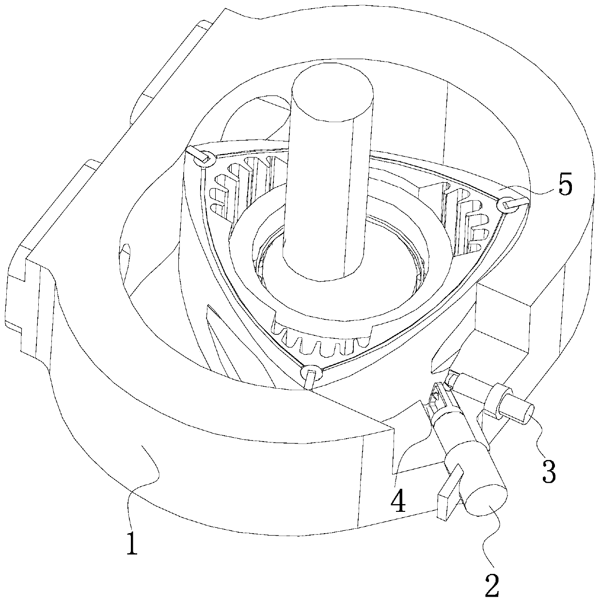 Stratified combustion type spark ignition type triangle rotor engine