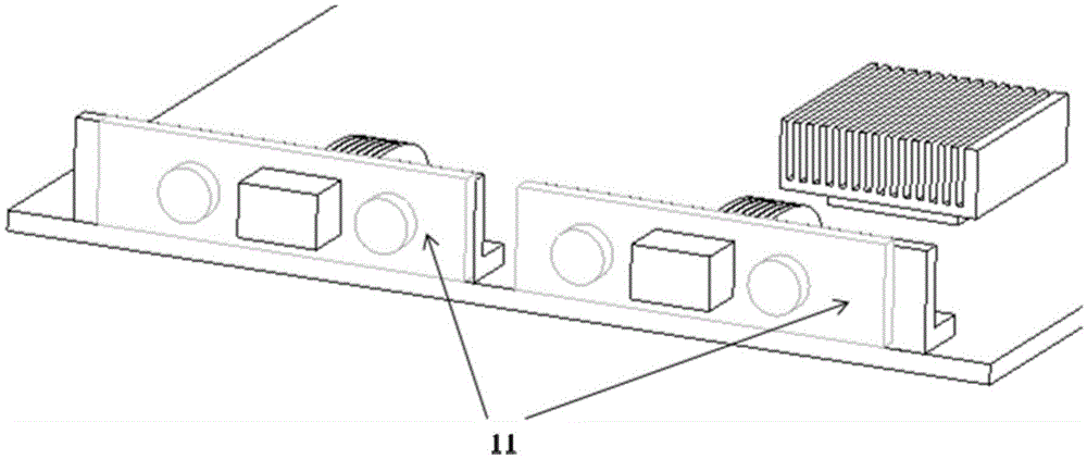 A board-to-board connection device