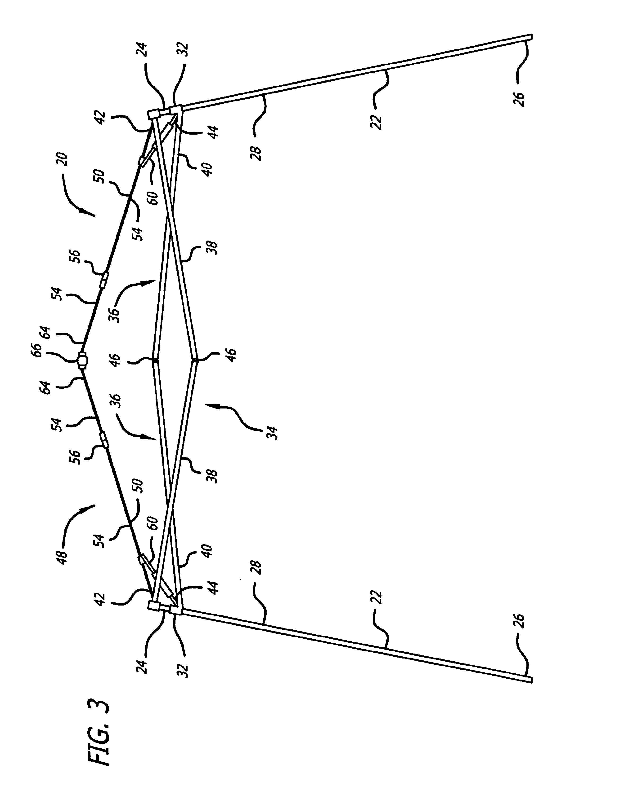 Erectable canopy with reinforced roof structure