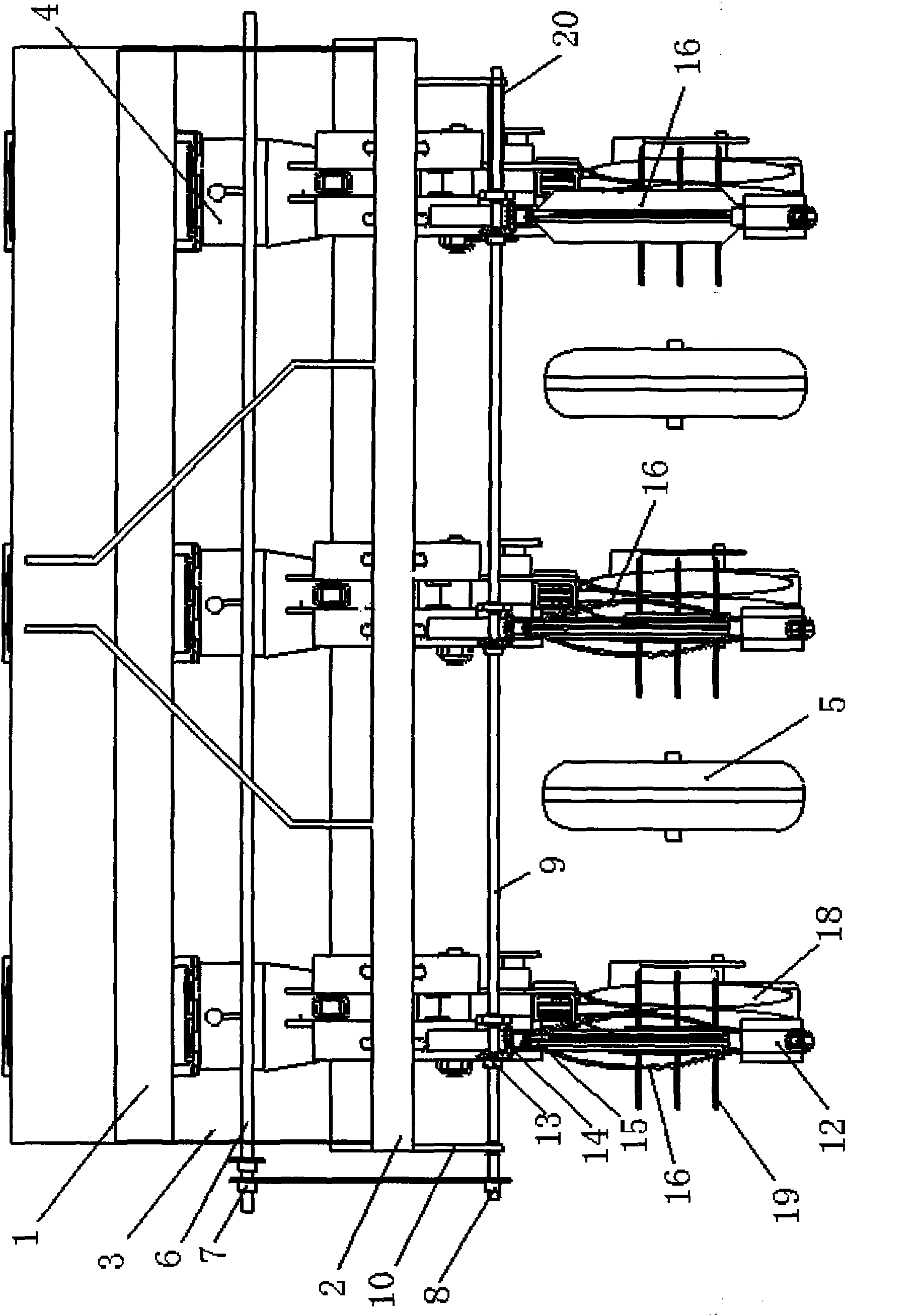 Anti-blockage corn no-tillage seeder