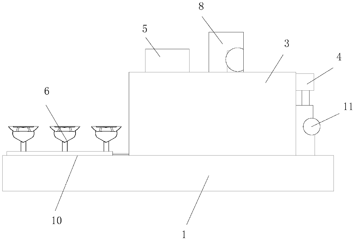 Blood cell smearing device