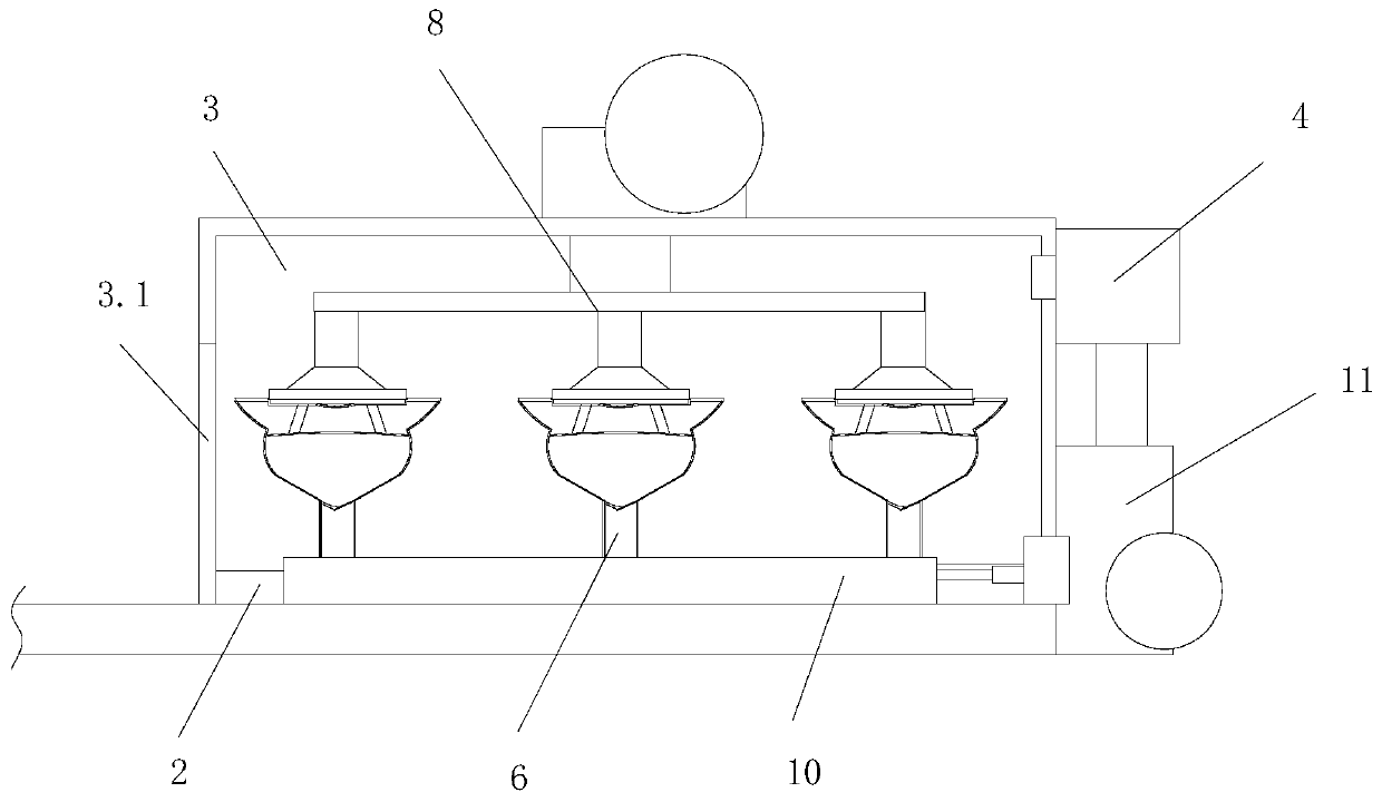 Blood cell smearing device