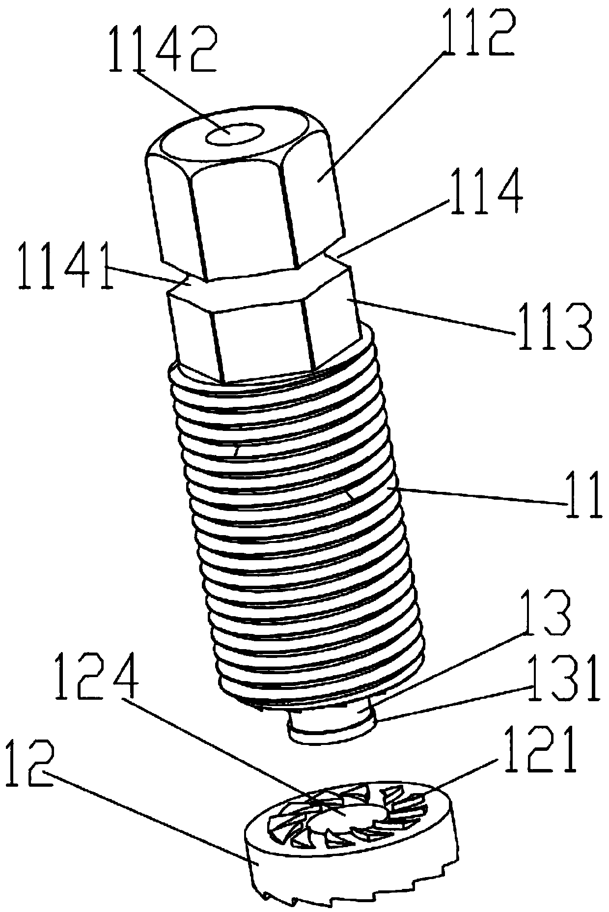 A loose-proof connecting cable clamp