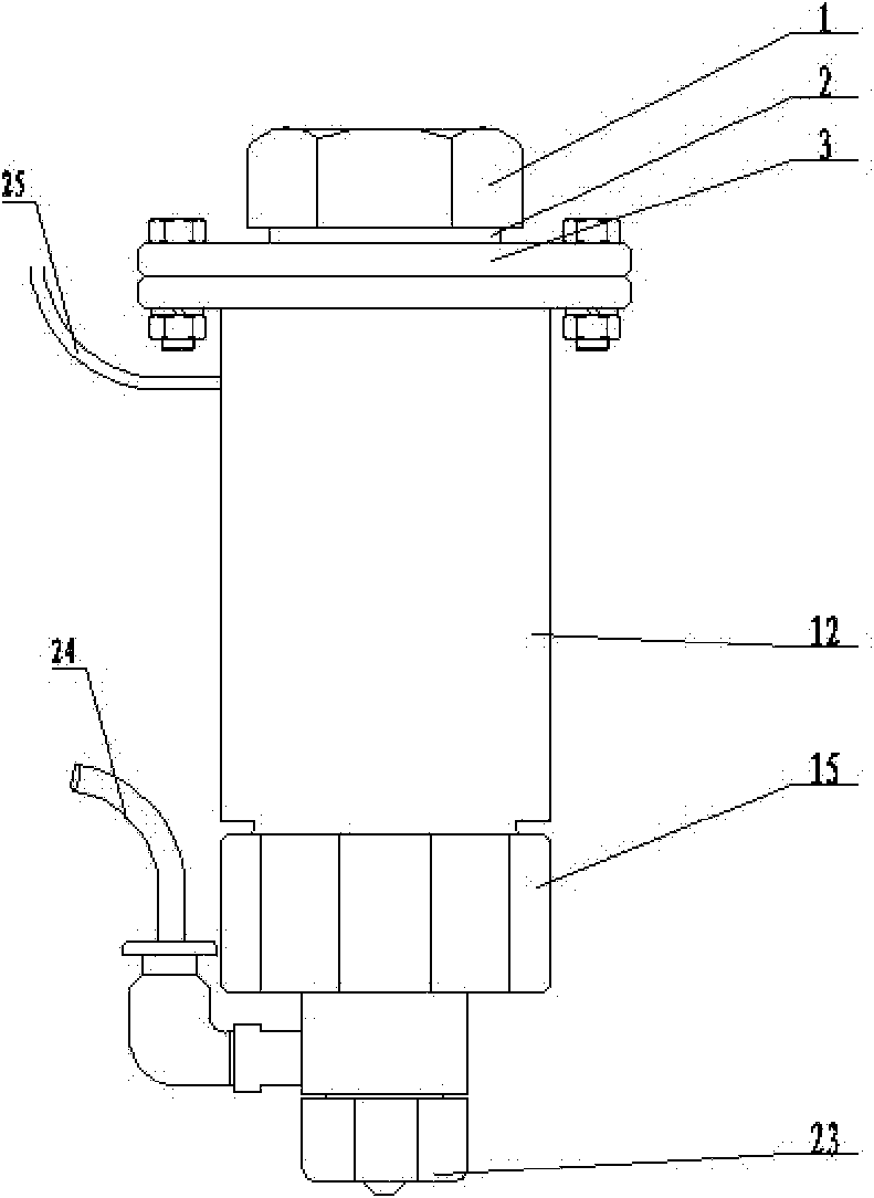 Spot gluing valve based on giant magnetostrictive rod drive