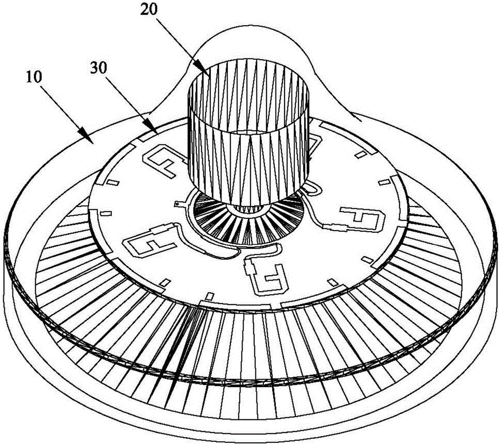 4G indoor ceiling-mounted gain antenna