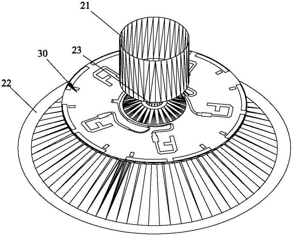 4G indoor ceiling-mounted gain antenna