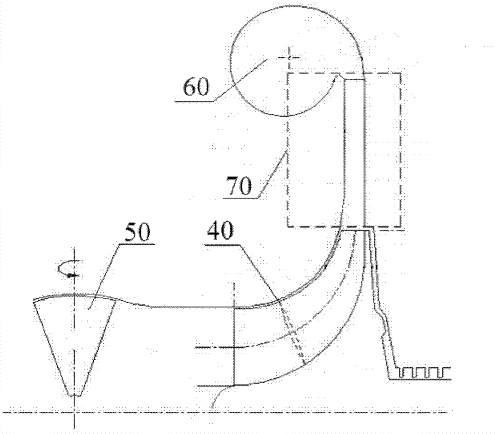 Low-denseness blade diffuser and production method thereof