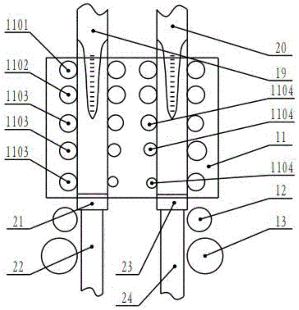 A kind of continuous casting and rolling equipment and process of composite plate