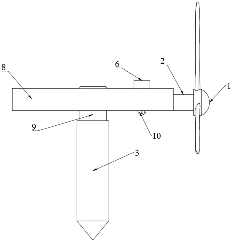 A submarine coral cultivation device using tidal current energy to generate electricity