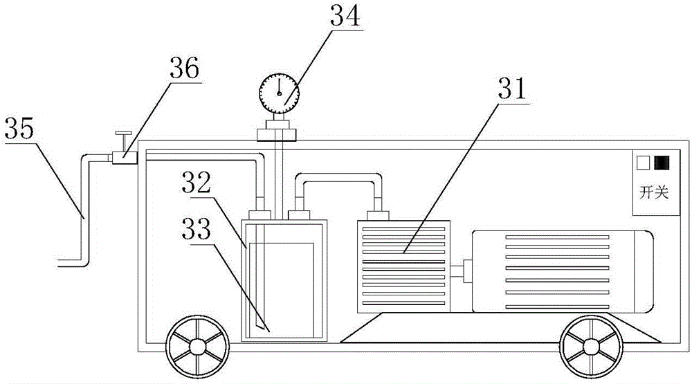 Device and method for preparing composite material used for field pipeline enhancement