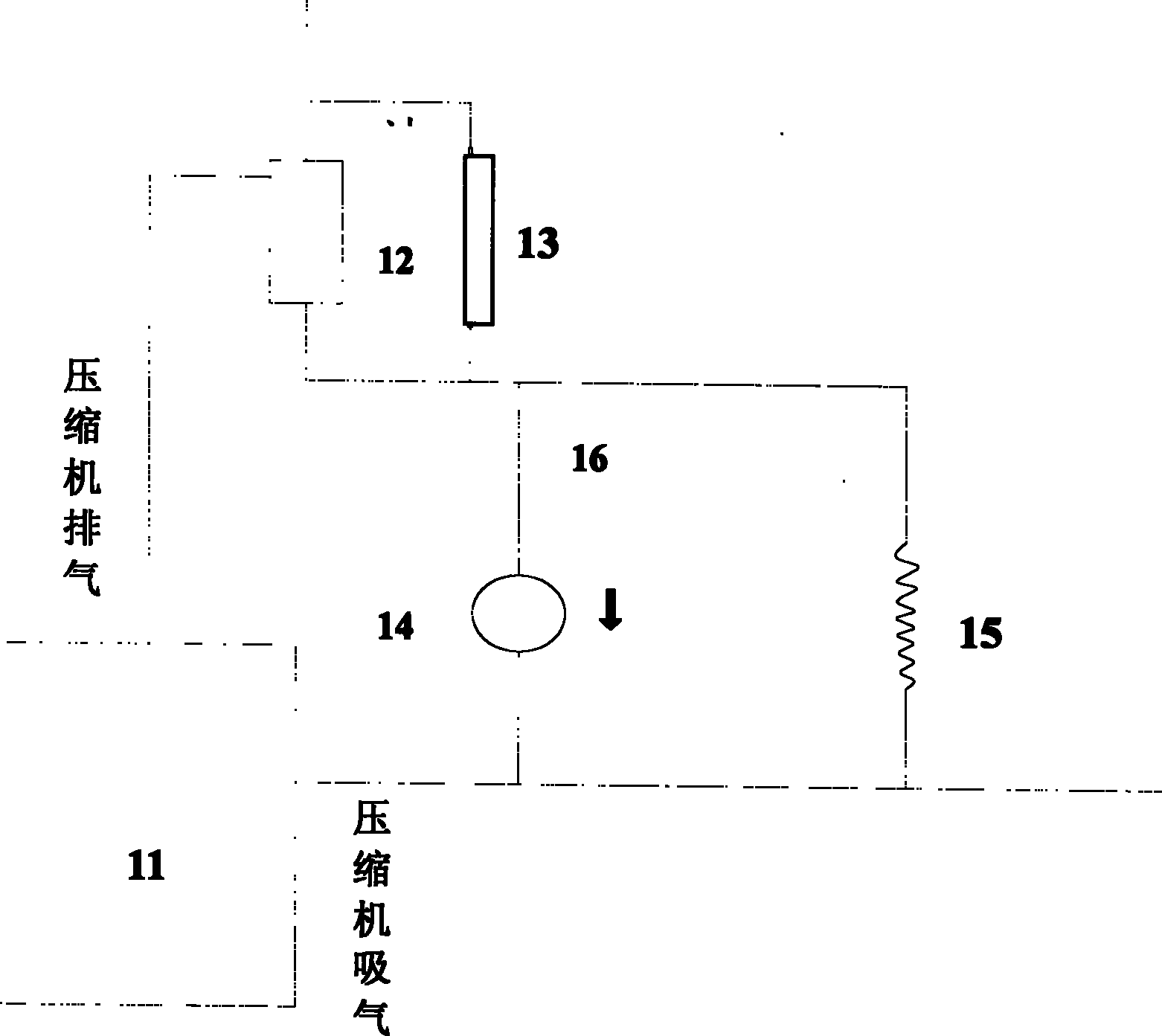 Oil eliminator auxiliary device of air conditioning system and control method thereof