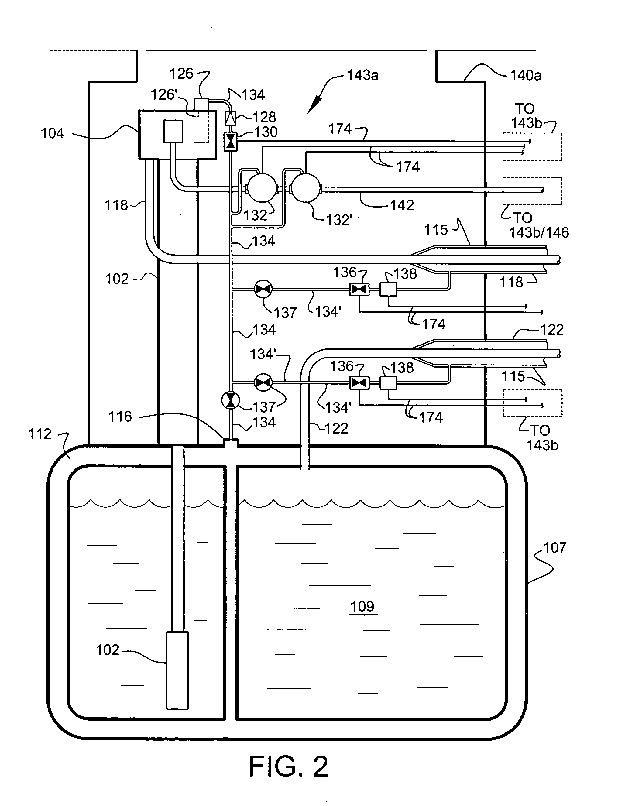 Secondary containment monitoring system