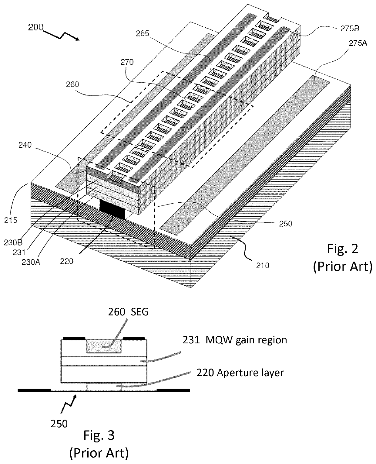 Semiconductor laser device structures and methods of fabrication thereof