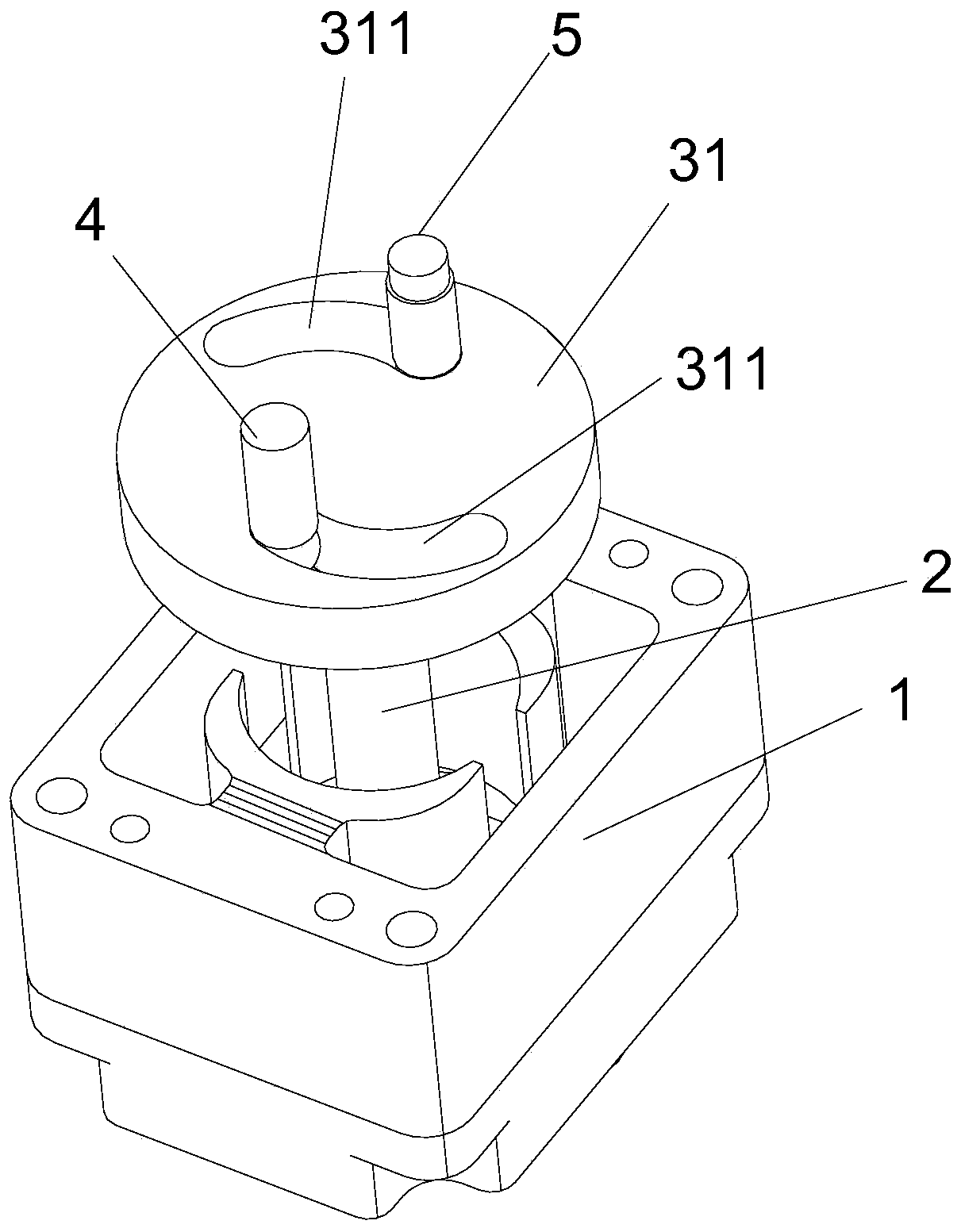 Electromagnetically driven parallel clamping device and control system thereof