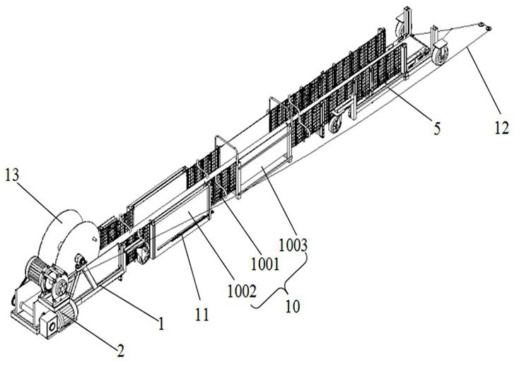 Poultry loading and conveying device