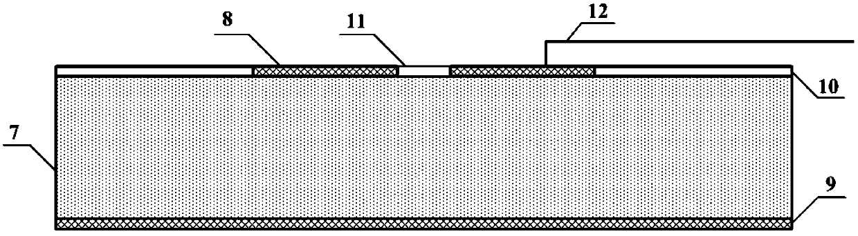 Pulse generation device and method with high repetition frequency, high voltage and subnanosecond risetime