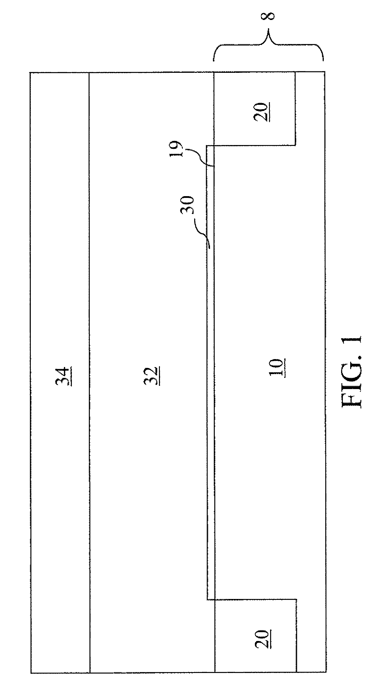 Field effect transistor having an asymmetric gate electrode