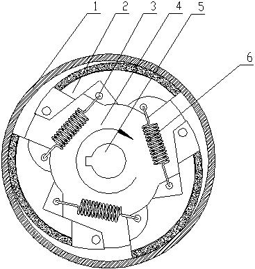 Wind driven generator speed limiting device