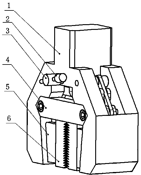 Clamping device of tensile testing machine suitable for plate-shaped samples