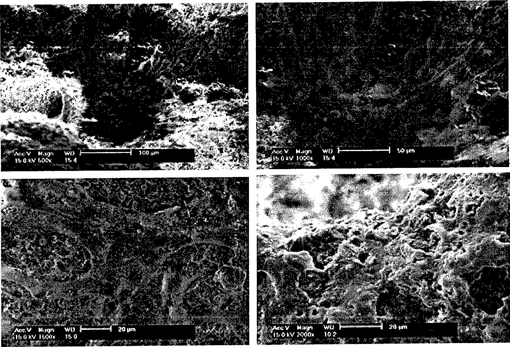 Use of calcium metaphosphate as non-hard tissue engineering material