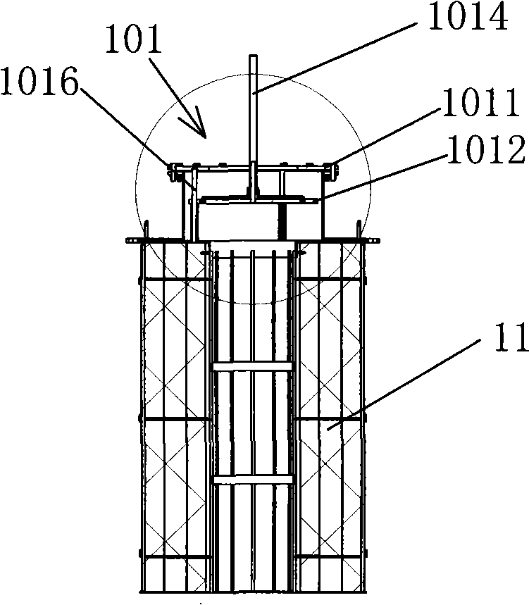 High-efficiency energy-saving activated carbon fiber organic waste gas recycling system