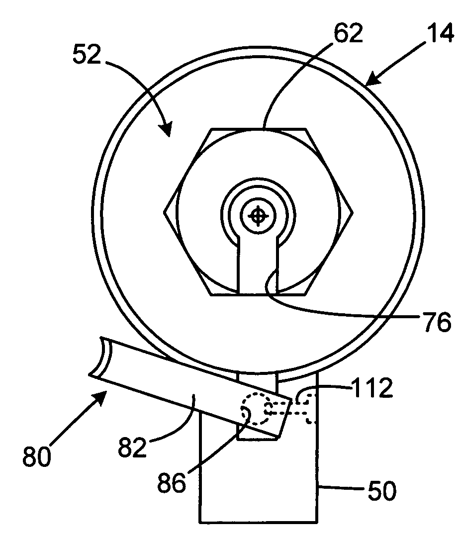 Muzzle loading rifle with movable extractor