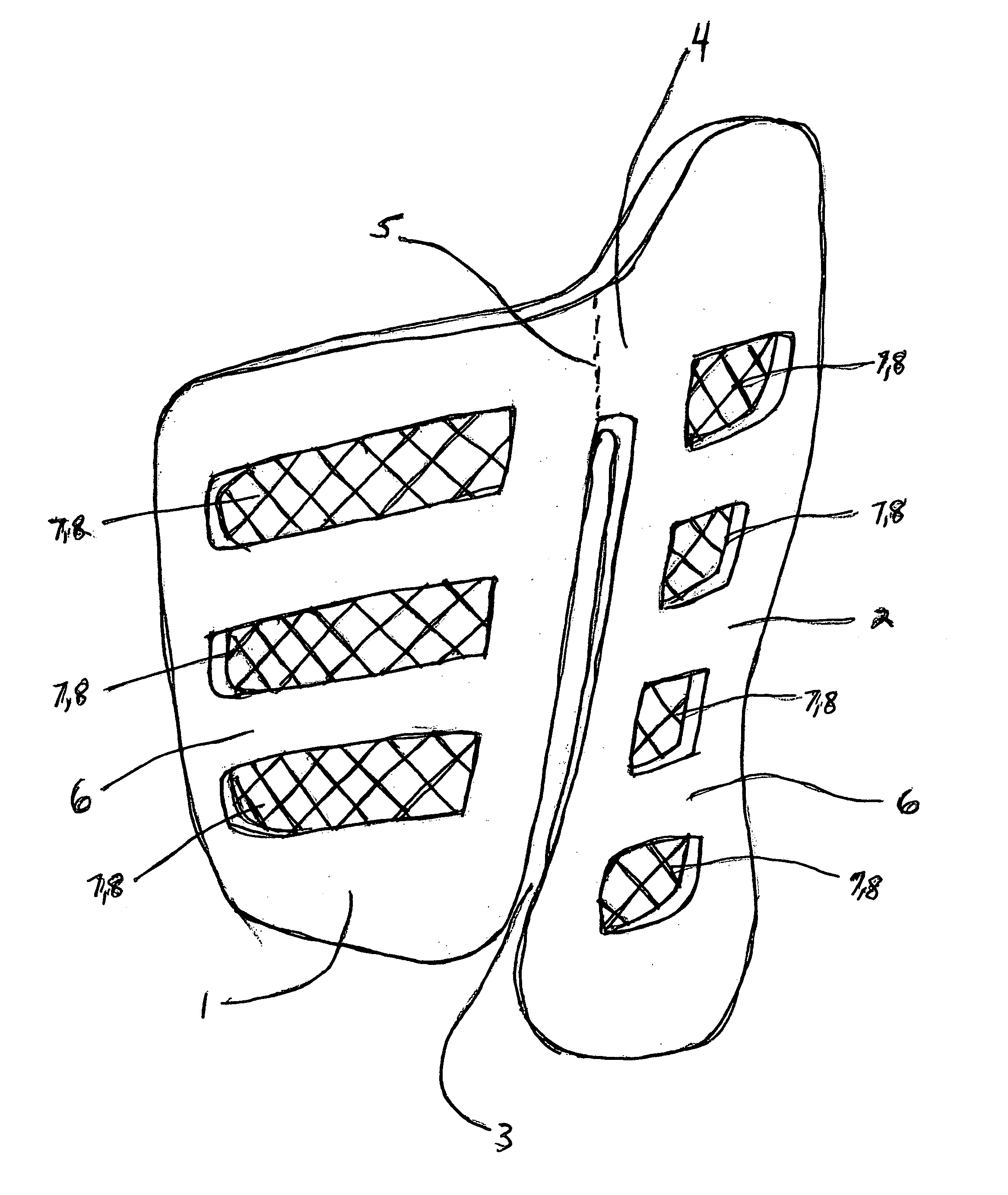 Thigh pad protectors