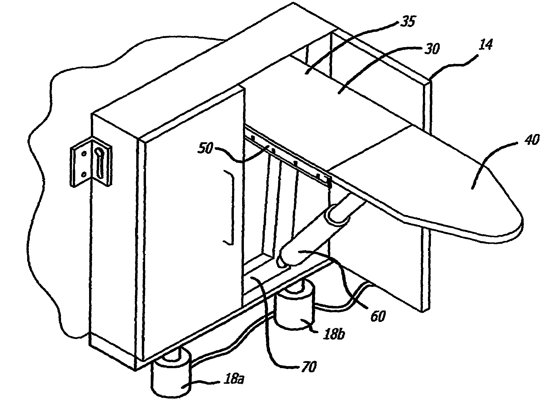 Collapsible ironing board