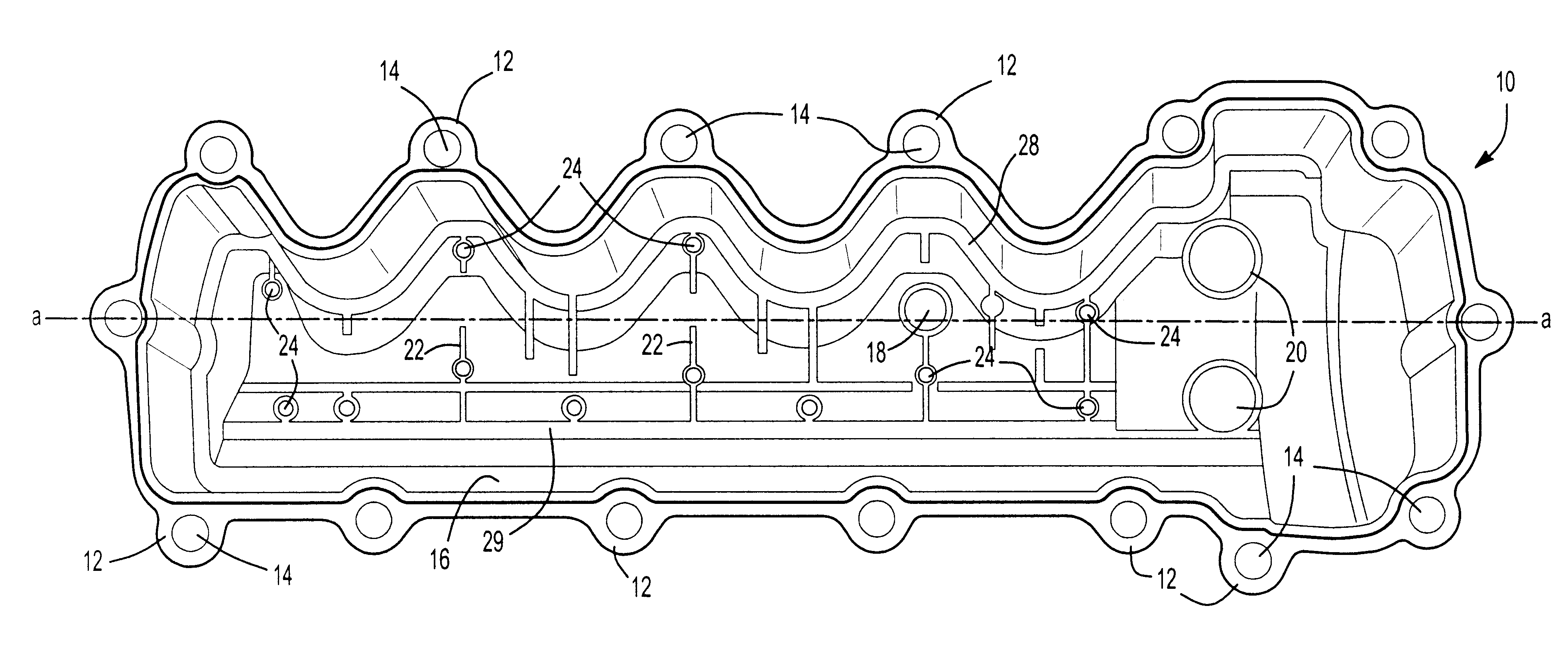 Constrained layer damped steel baffle