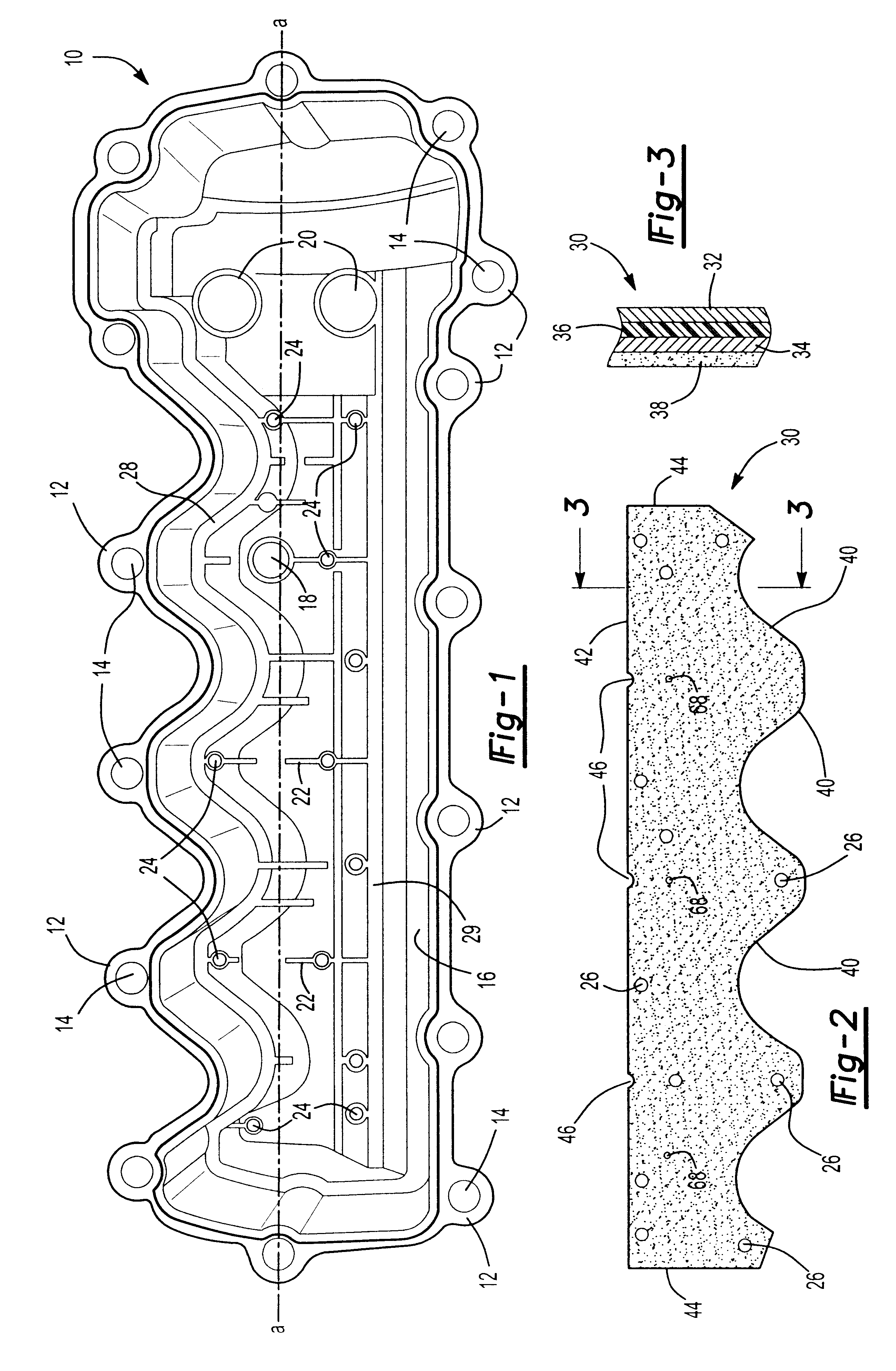 Constrained layer damped steel baffle