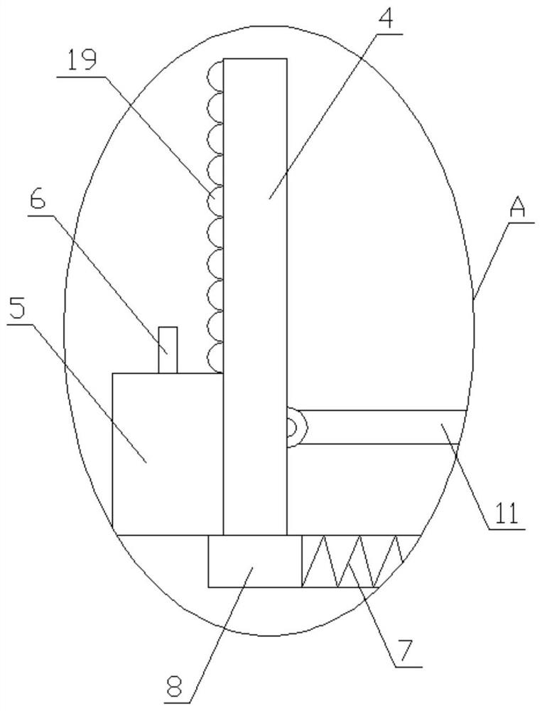 Grinding device with good clamping effect and for flanges