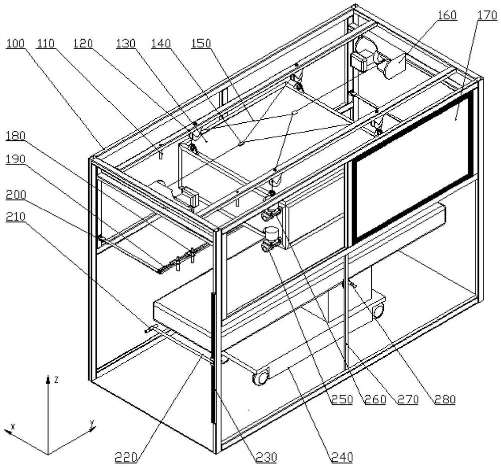 Operating bed inspection device and inspection method