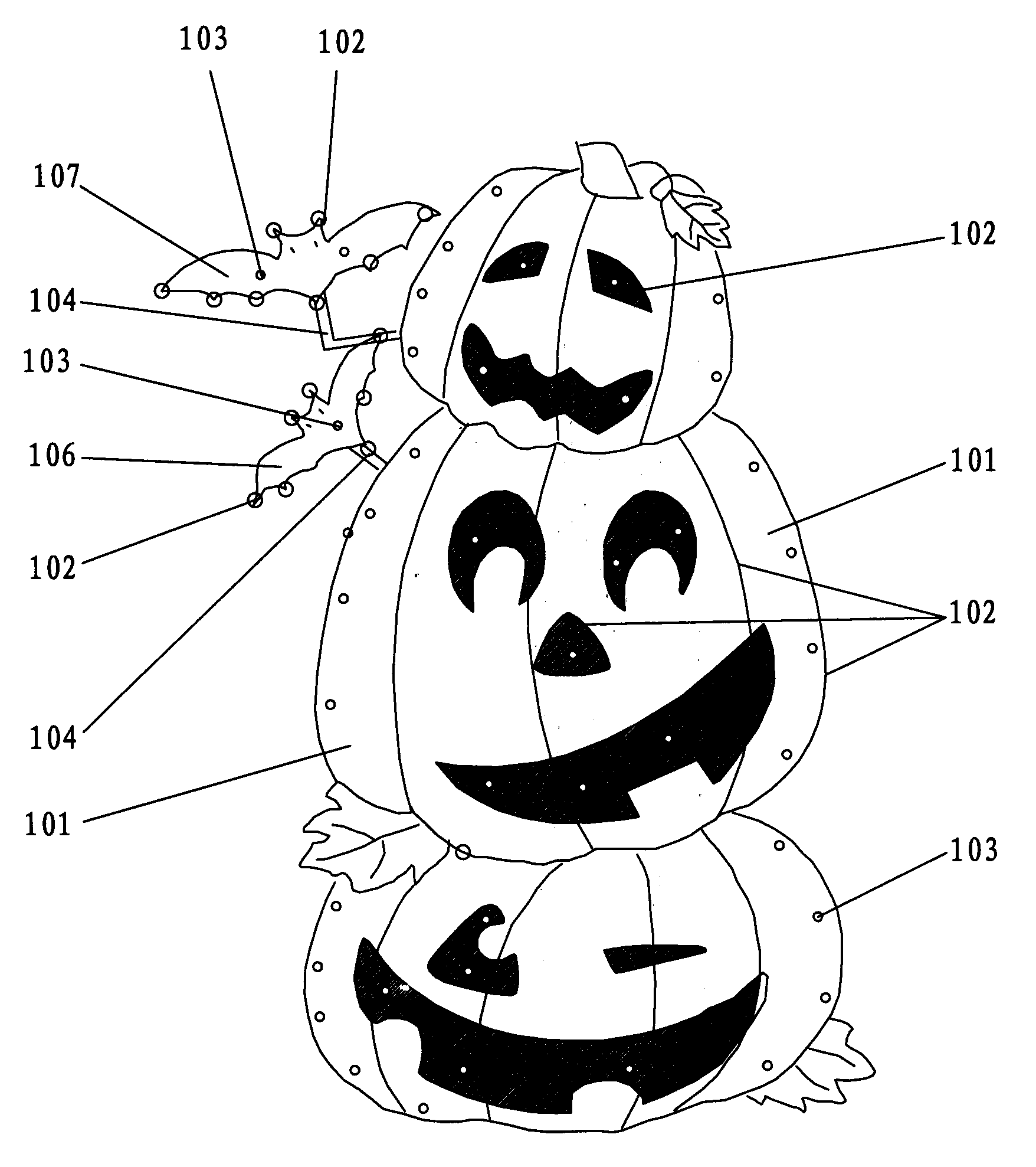 Plate-Shaped Ornamental Light