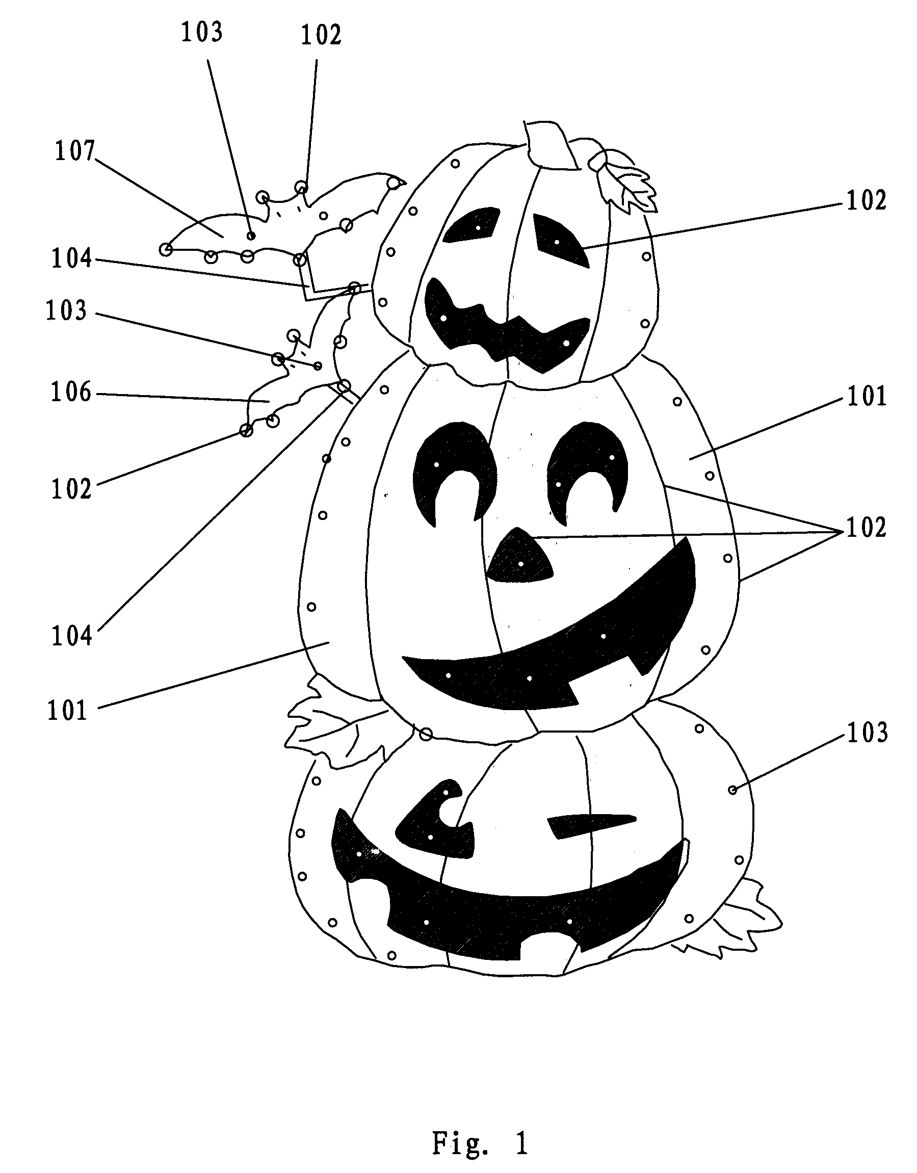 Plate-Shaped Ornamental Light