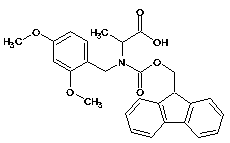 Solid-phase synthesis method of beta-amyloid peptide 1-42