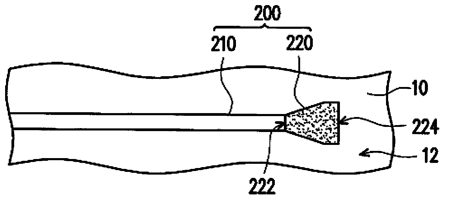 Connecting structure of circuit board